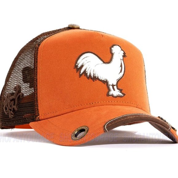 Red Monkey The Cock RM1387 Limited Edition Unisex Trucker Hat Cap | 2 Colors - Picture 5 of 15